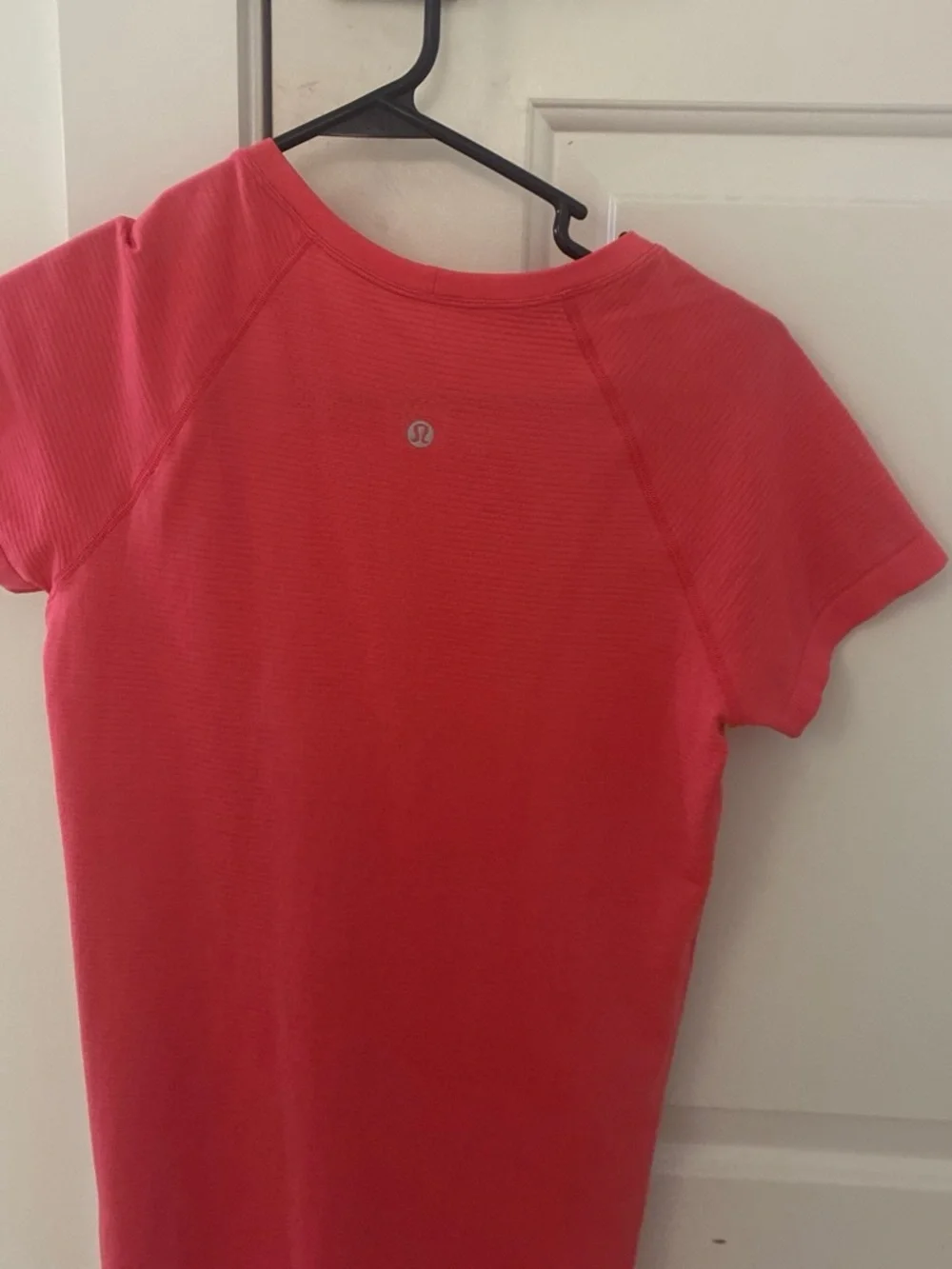 lululemon athletica Short Sleeve Tee in Coral Pink